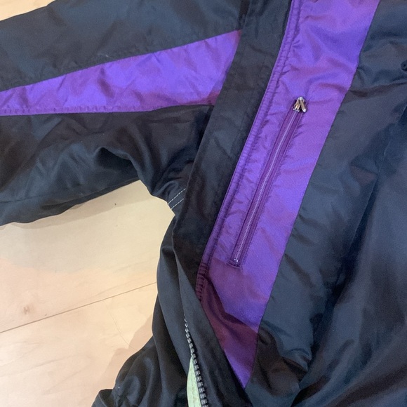 Descente Vintage  Men’s one piece ski suit Large purple and black - Picture 9 of 12